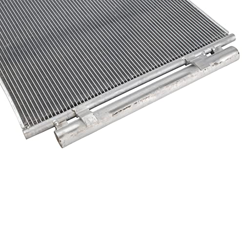 Image of TRQ A /C Condenser and Receiver Drier Assembly Compatible with 2013-18 Hyundai Santa Fe 13-18 Santa Fe Sport L4 2.4L