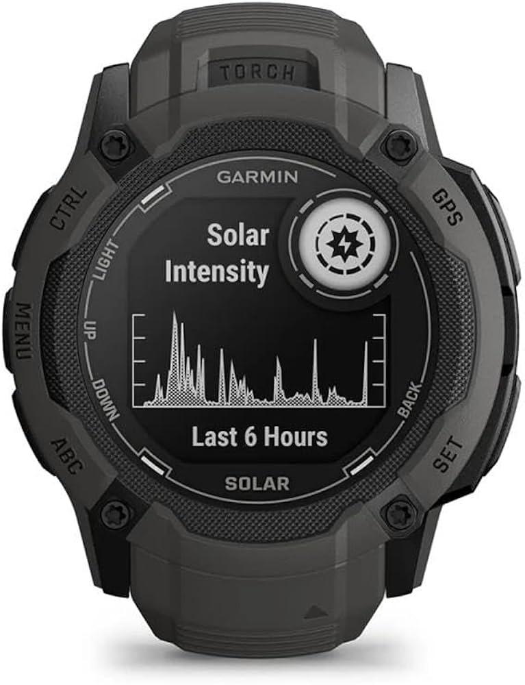 GARMIN INSTINCT 2X DUAL POWER モス Garmin Instinct 2X Solar, Large Rugged GPS Smartwatch, Built-in
