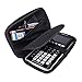Hard EVA Travel Carry Pouch Sleeve Portable Protective Box Cover Bag Case For Texas Instruments TI-84 Plus CE Graphics Calculator, 83, 85, 89, 82, Plus / C(Black)