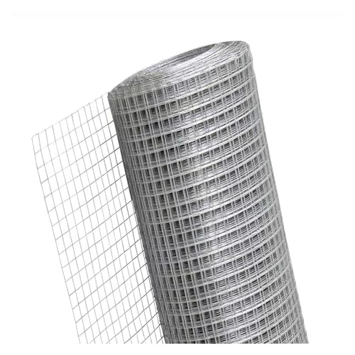 YDHSIKK Rollos de Tela metálica soldada, Malla de Alambre soldada de Acero Inoxidable 304 de 1/4 de Pulgada for cercas, Rollo de Tela metálica for cercas, Varios tamaños(0.5x6m/1.6x19.7ft)