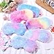 Kaisibum 6 Stück Schlafmaske Frauen Kinder, Sleeping Mask Plüsch Schlafmaske Mehrfarbig Augenbinde Weich Augenmaske für Kinder Mädchen?Partytütenfüller, Partygeschenke für Kindergeburtstage