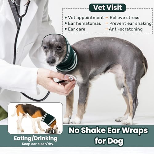 Nanaki Dog Ear Covers for Noise Bath No Shake Ear Wraps for Dogs Hematoma Dog Fireworks Anxiety Relief Calming Hoodie Dog Grooming Ear Cover Quiet Dog Head Wrap Force Drying Thunderstorm Ears for Dogs  Cucciolini Doodles Nanaki dog ear covers for noise bath no shake ear wraps for dogs hematoma dog fireworks anxiety relief calming hoodie dog grooming ear cover quiet dog head wrap force drying thunderstorm ears for dogs   cucciolini doodles