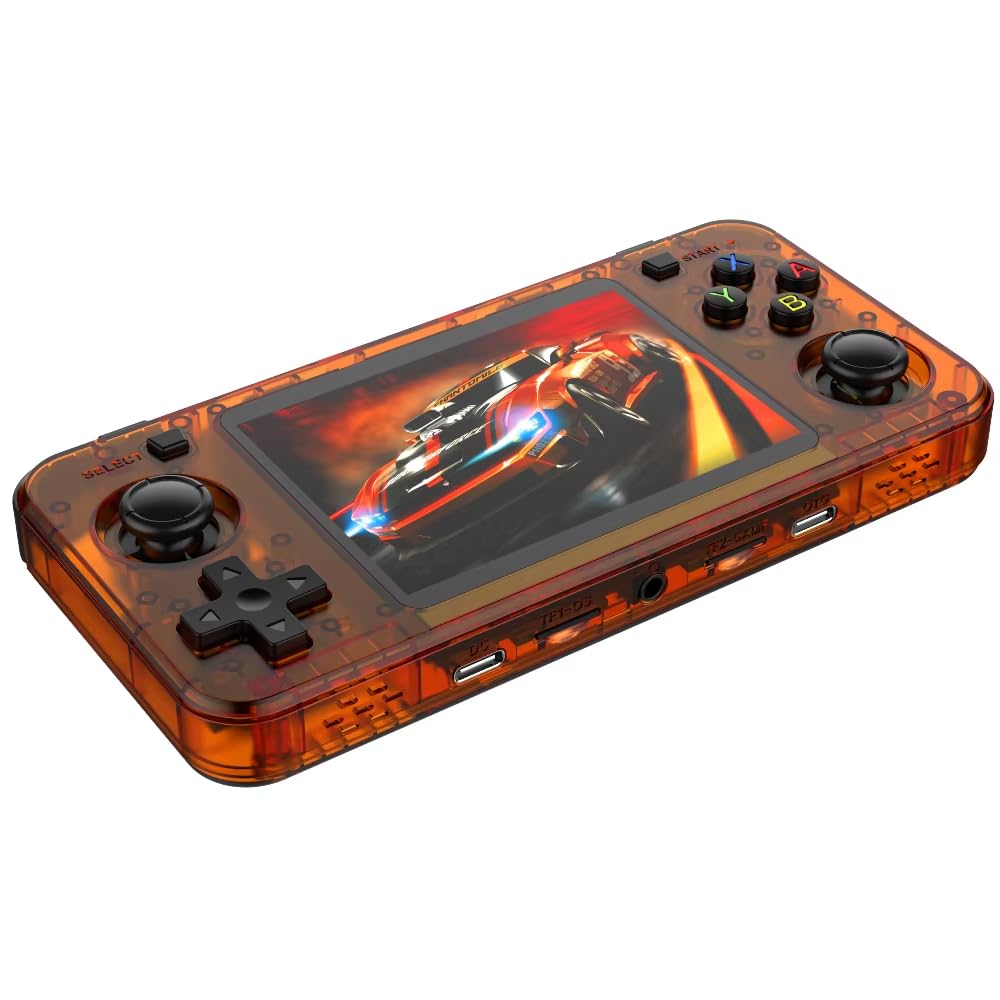 Nuovas console da gioco R36H, console portatile per videogiochi con schermo IPS da 3,5", scheda integrata da 128 GB e 20.000 giochis, sistemas open source Linux