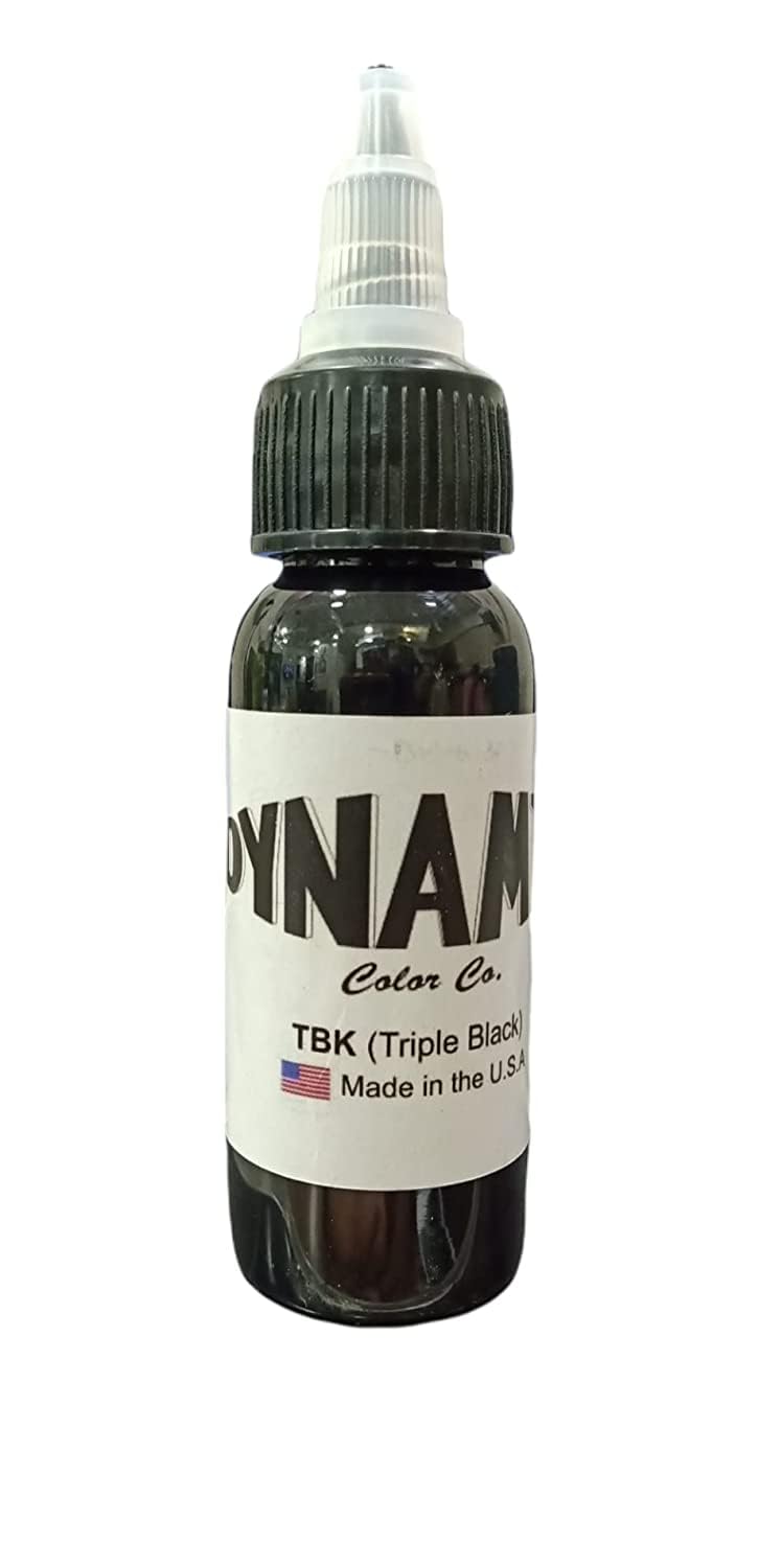 shield plus Dynamic Colors - Triple Black - Tattoo Ink 1oz Bottles Pigment (Repack)-picture-30