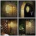 Twinkya 18 Inch High Large Hanging Solar Lights Outdoor Garden Decorative Solar Lantern Waterproof Plastic Moroccan Outdoor Decorations for Patio Pathway Yard Porch Backyard Garden Decor (1 Pack)