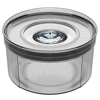 Techphardo 1Gallon No Spill Dog Water Bowl-3.8L Large Capacity, BPA-Free, Anti-Splash & Anti-Digging Design with Non-Slip Base for Messy Drinkers