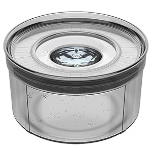 Techphardo 1Gallon No Spill Dog Water Bowl-3.8L Large Capacity, BPA-Free, Anti-Splash & Anti-Digging Design with Non-Slip Base for Messy Drinkers
