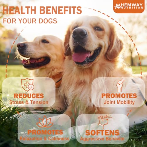 Image of Hеmp Calming Chews for Dogs - Duck Flavor Soft Chews - Dog Calming Treats Supplement for Storm Anxiety, Sleep, Relaxing, Separation Aid, Stress, Hyperactivity Relief - All Ages & Sizes - 240 Count
