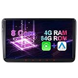 ✪Android 10.0 mit Octa-Core 1.8Ghz CPU, 4G RAM und 64 GB ROM. Google Play Stores für zahlreiche Android-Apps.Eingebautes Apple Carplay UND Android Auto.Eingebautes 16-Band DSP. DAB Antenne, Rückkamera, OBD2 usw. sind optional, muss man extra kaufen.