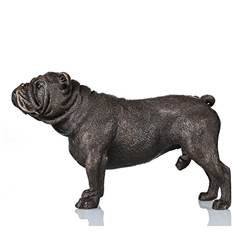 Toperkin Tpal-093 French Bulldog Outdoor Dog Garden Statue, 3" H, Bronze #TOP1