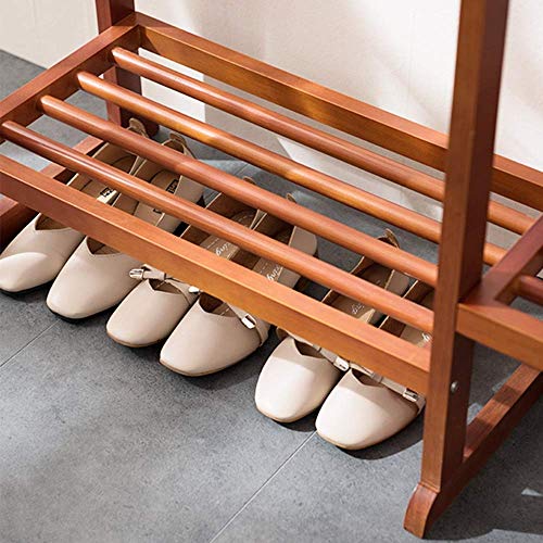 Organizador de ropa MU de madera maciza para solucionar la falta de espacio 3