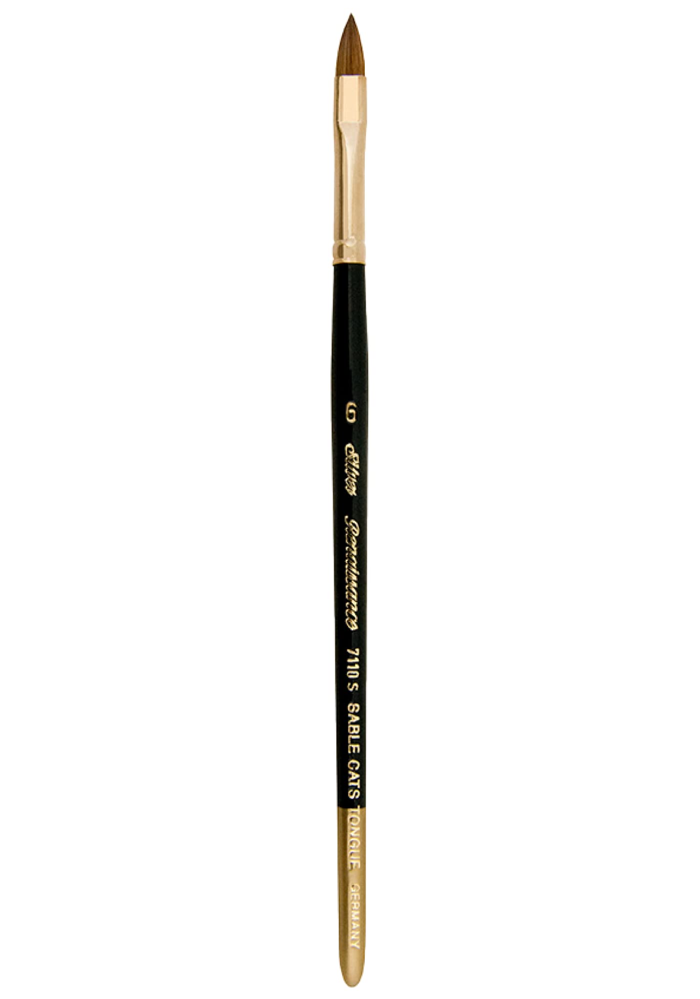 Silver Brush Limited Renaissance Cats Tongue Oil Paintbrush, Size 6