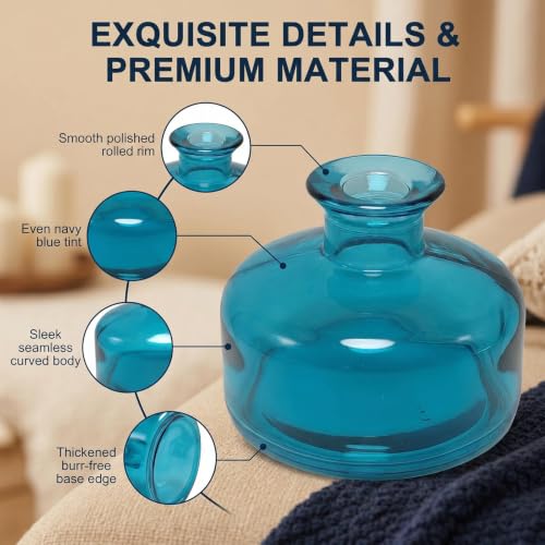 Botella Difusora de Vidrio para Aromaterapia 200ml Azul miniatura 5