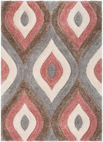 Image of Soft Fluffy Shag Area Rugs for Living Room, Shaggy Floor Carpet for Bedroom, Girls Carpets Kids Home Decor Rugs, Cute Luxury Non-Slip [Size 7x10 feet]
