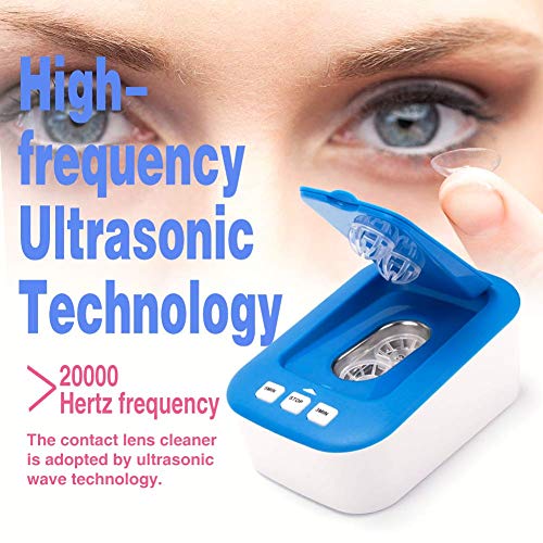 image for OWEILAN Contact Lens Cleaner Machine,Mini Portable Ultrasonic Contact 