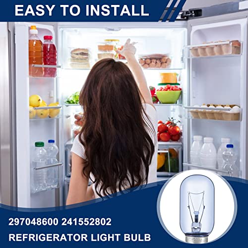 Ami Parts T8 25W Refrigerator Light Bulb 297048600 241552802 Blue Compatible With Electr-Olux Frigi-Daire Refrigerator Light Bulb 1056577 Ah976993 Ea976993 Ps976993… #TOP3