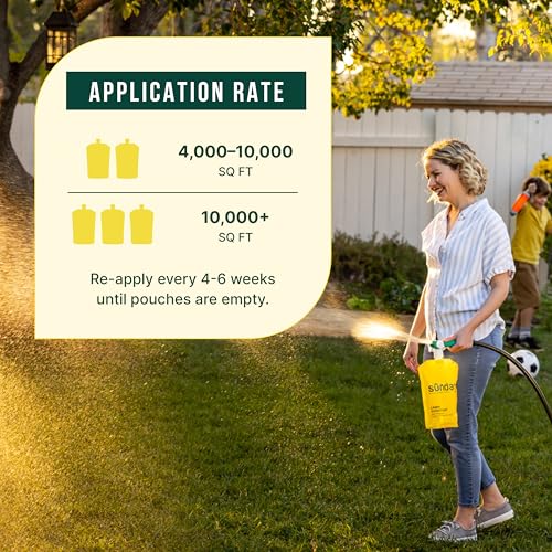 image for Sunday Lawn Kickstart Fertilizer, 42.3oz, 2 Pack - Fertilizer for Gras