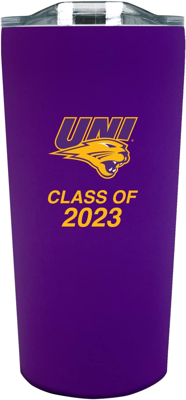 The Fanatic Group University of Northern Iowa Class of 2023 Double Walled Soft Touch Tumbler - Purple