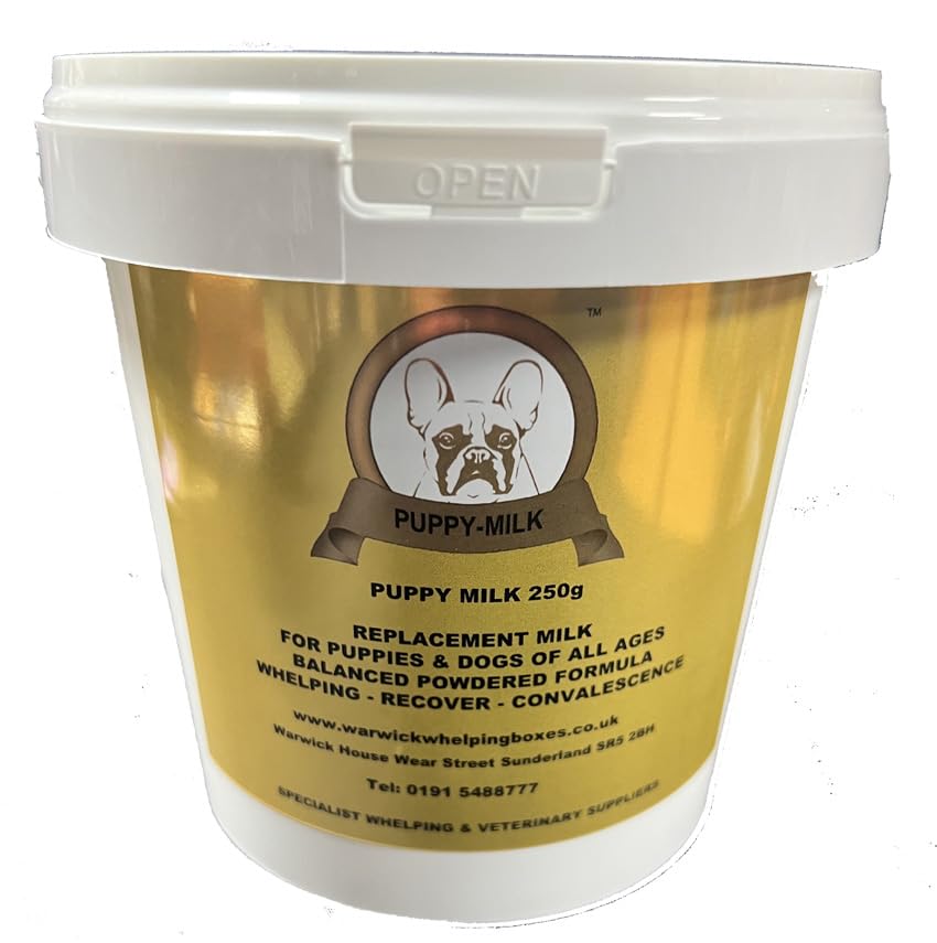 Warwick Whelping Boxes Puppy-Milk 250g Milk for Dogs & Puppies - (Also Cat's & Kitten's)