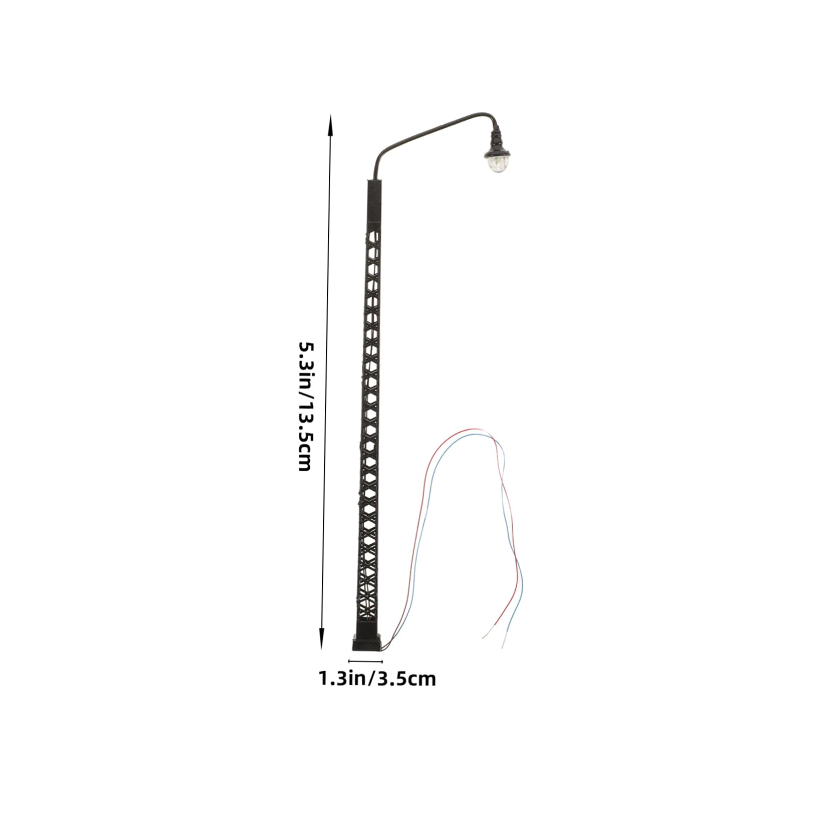 Operitacx Set of 2 Mini Train Lamps Model Train Scenery Decor Light Model for Table Layout