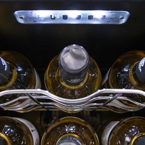 Cecotec Vinoteca 34 botellas Bolero grandsommelier 34030 black compressor, 80 L, Enfriamiento por compresor, Temperatura regulable de 5 a 18ºC, Control táctil, Display, LED interior. - imagen 10