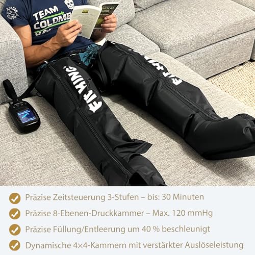 FIT KING Beinmassagegerät mit 8 Intensitätsstufen zur sportlichen Erholung – Ansicht 3