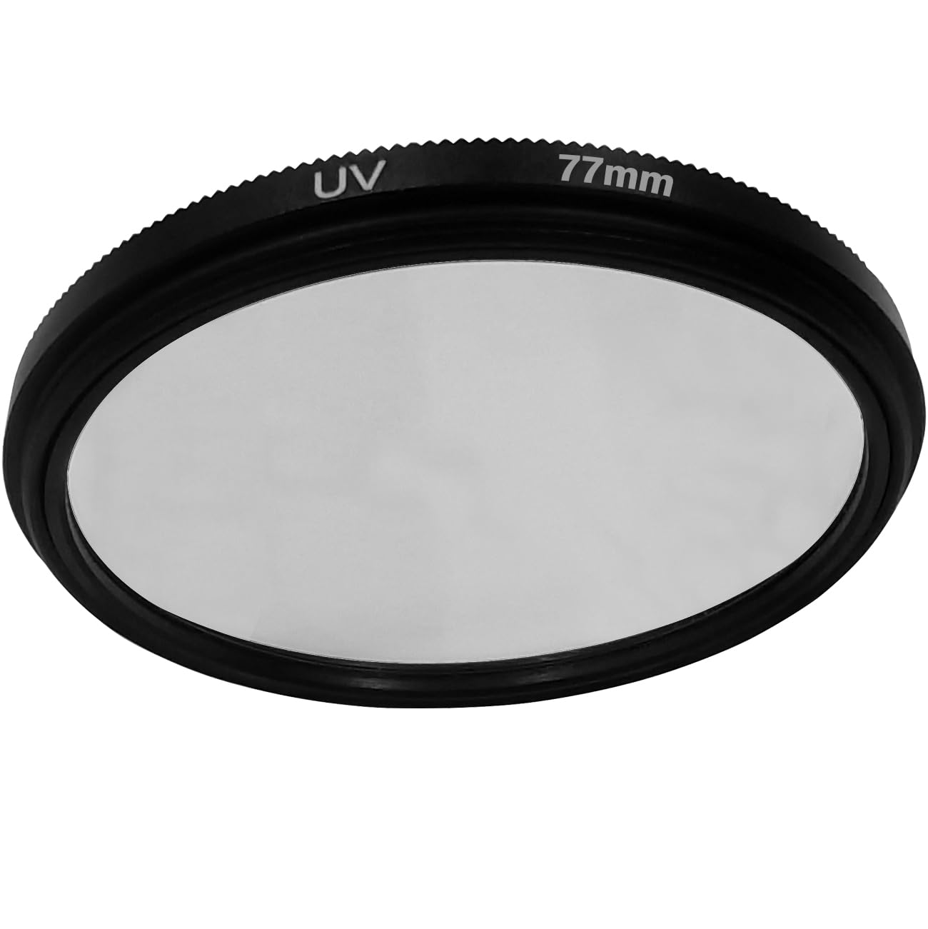 Filtro UV 77mm Proteggi Obiettivo - Vetro Ottico Puro Con Anello In Alluminio - Doppia Filettatura - Spedito Dall'Italia (GARANZIA DIGITAL HD)
