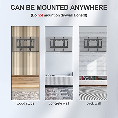 Gibbon Mounts Fixed Tv Wall Mounts- Low Profile Tv Bracket Mounts For Most 23"-55" Led/Lcd Flat Screen Tvs, 0.63''Ultra Slim, Max.vesa 400X400Mm, Up To 88 Lbs Capacity #TOP5