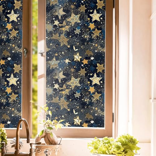 Vinilo Decorativo Estrella Glitter 15.7x118 pulgadas miniatura 1