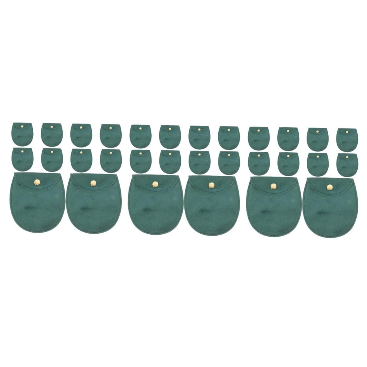 FOMIYES 3 Ensembles Montre Boîtes De Montre De De Voyage De Rangement Pour Étui De Voyage Pour Manche De En Tissu Dark Green 10 Pièces * 3