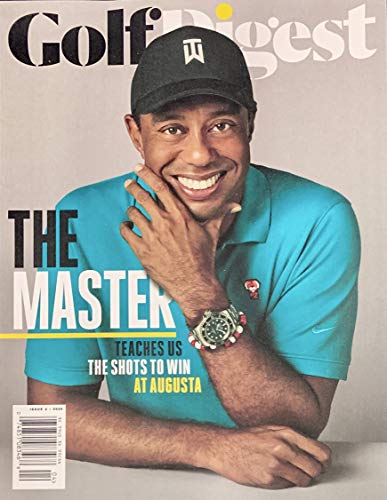 Golf Digest Magazine (April, 2020) Tiger Woods Cover Hawaii 