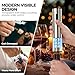 Crenova Wine Opener Electric, Rechargeable Wine Bottle Opener, Automatic Corkscrew with Vacuum Stopper, Aerator Pourer, Foil Cutter, Display Base, House Warming Gifts for New Home Wedding Birthday