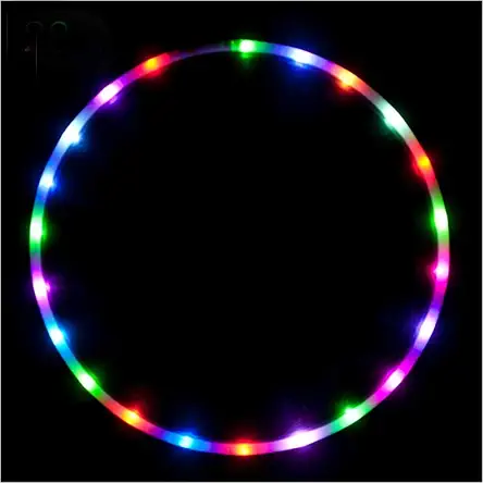 LED Hoop, willway Dance Exercise Light Up Hula...
