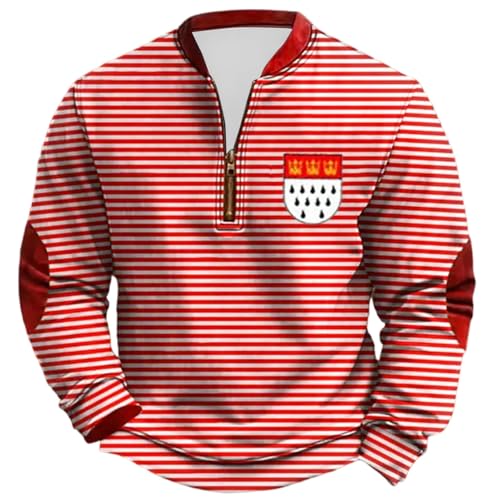 Sweat-shirt à capuche zippé carnaval oversize pour homme et femme col rond manches longues