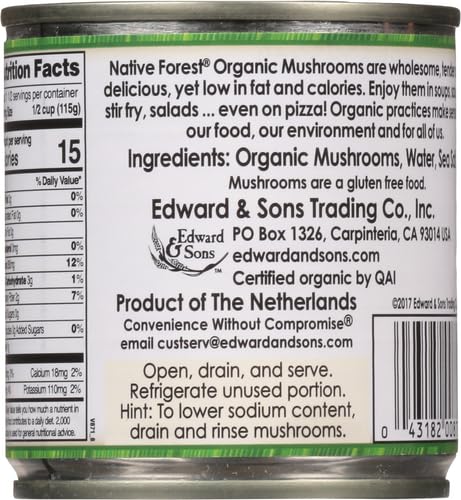 Miniatura 3 de Native Forest orgánico champiñones piezas y tallos 127oz