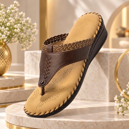 Image of SELBRO Doctor-Plus Diabetic & Orthopedic Slippers for Women with Super Extra Soft Padding C1