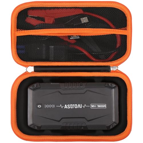 Arrancador AstroAI S8 estuche rigido portatil de almacenamiento y transporte seguro