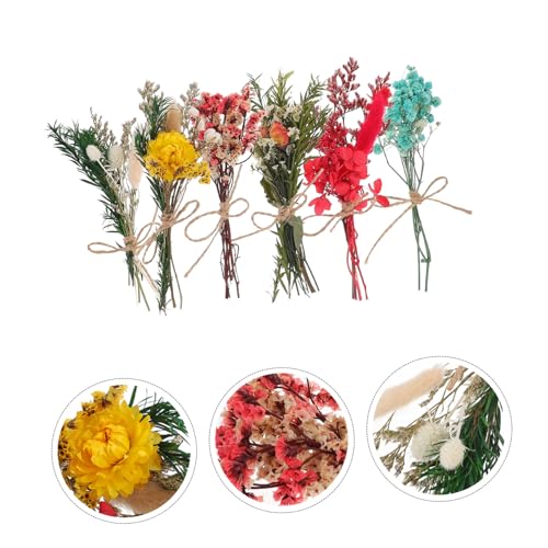 6 Mini Ramos de Flores Secas Decorativas Naturales miniatura 6