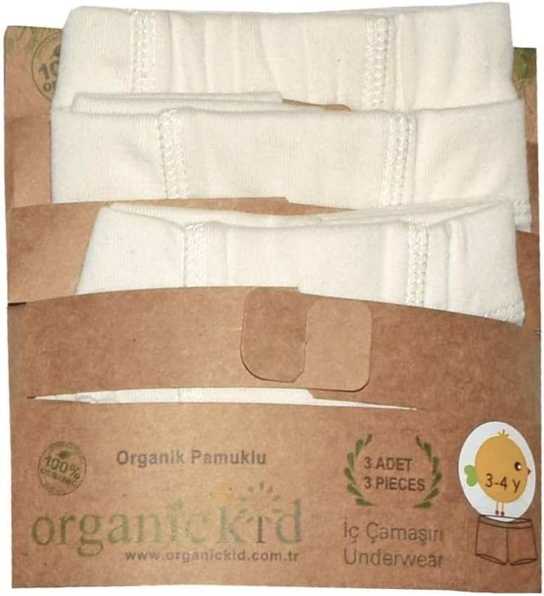 ORGANICKID Boys 100% Organic 100% Cotton Underwear GOTS Certified Kids Toddler Boxer Briefs Pack of 3 - Image 4