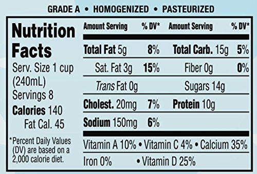 Amazon Brand - Happy Belly 2% Reduced Fat Milk, Half Gallon, 64 Fl. Oz