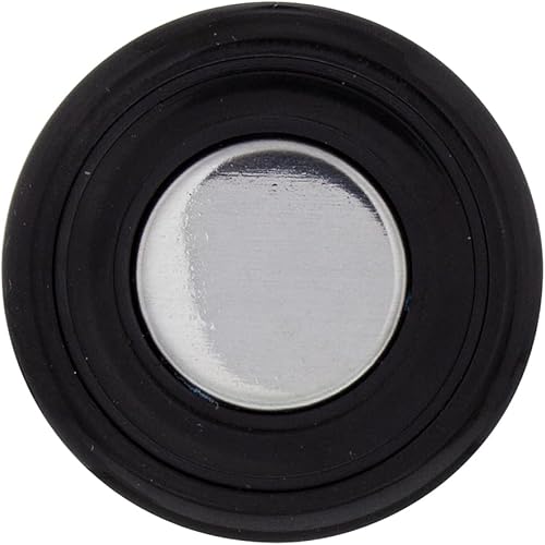 Miniatura 3 de United Pacific 110700 Pomo para limpiaparabrisas con inserto central de acero inoxidable para Chevrolet y GMC 1968-1972, plástico moldeado por