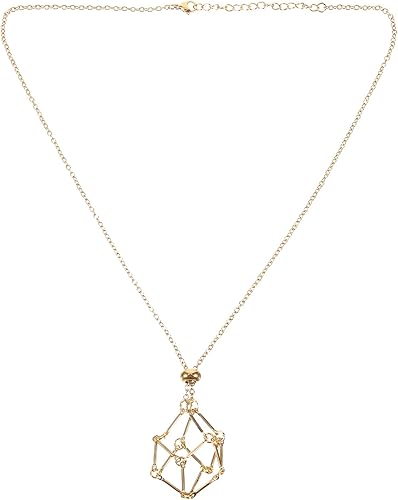 Miniatura 1 de RCFINE Soporte para collar de cristal, cordón ajustable para collar, piedra vacía, soporte de cristal de cuarzo, piedra cruda hecha a mano, jaula de