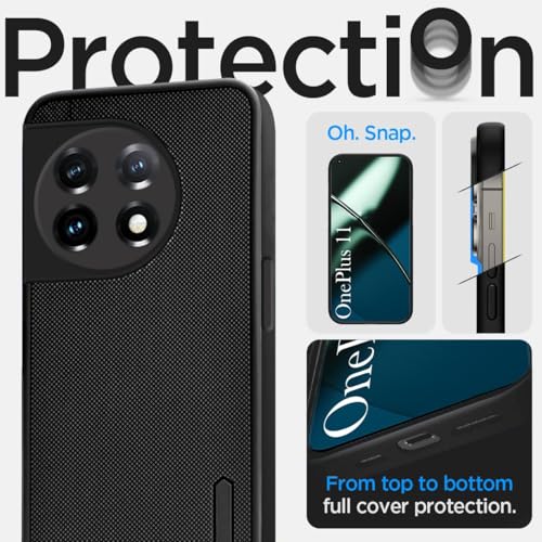 Image of Jkobi Back Case Cover for OnePlus 11 5G (Textured Grip Design | Camera Protetion | Slim and Light Weight | Soft Touch and Feel | Black)