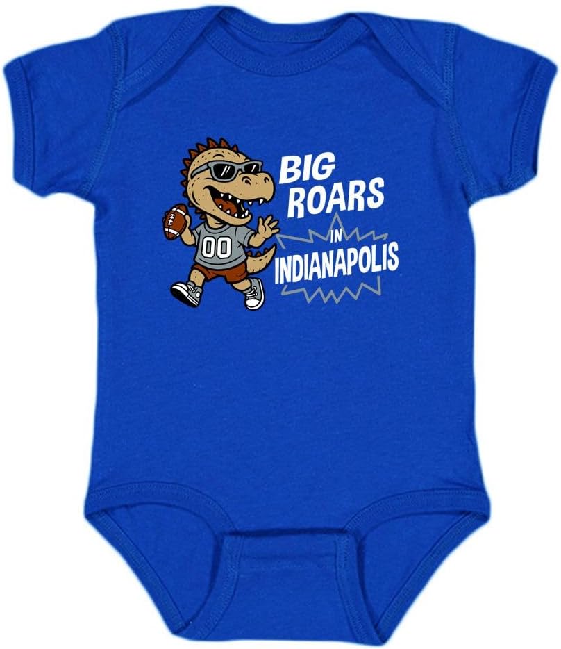Big Roars in The Field Kid's Dinosaur Bodysuit for Football Fans