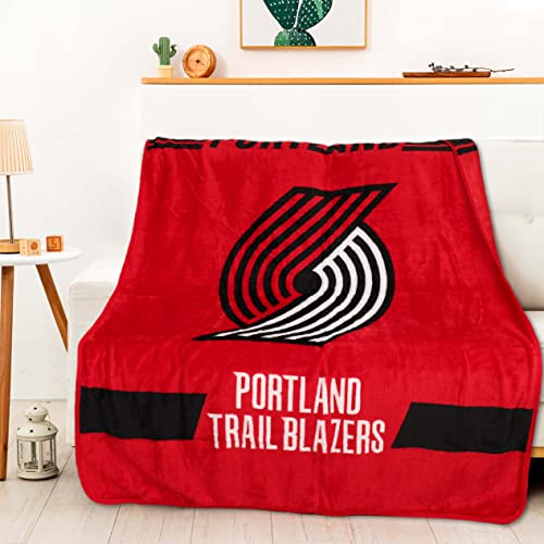 Northwest NBA Legion Raschel Throw, 50" x 60" Portland Trailblazers