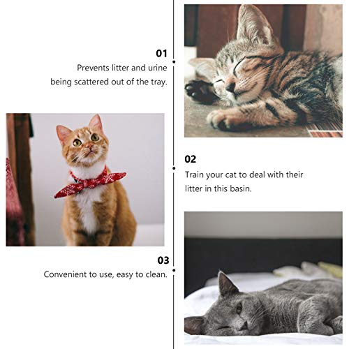 POPETPOP Toilette per Gatti in Plastica Semichiusa...