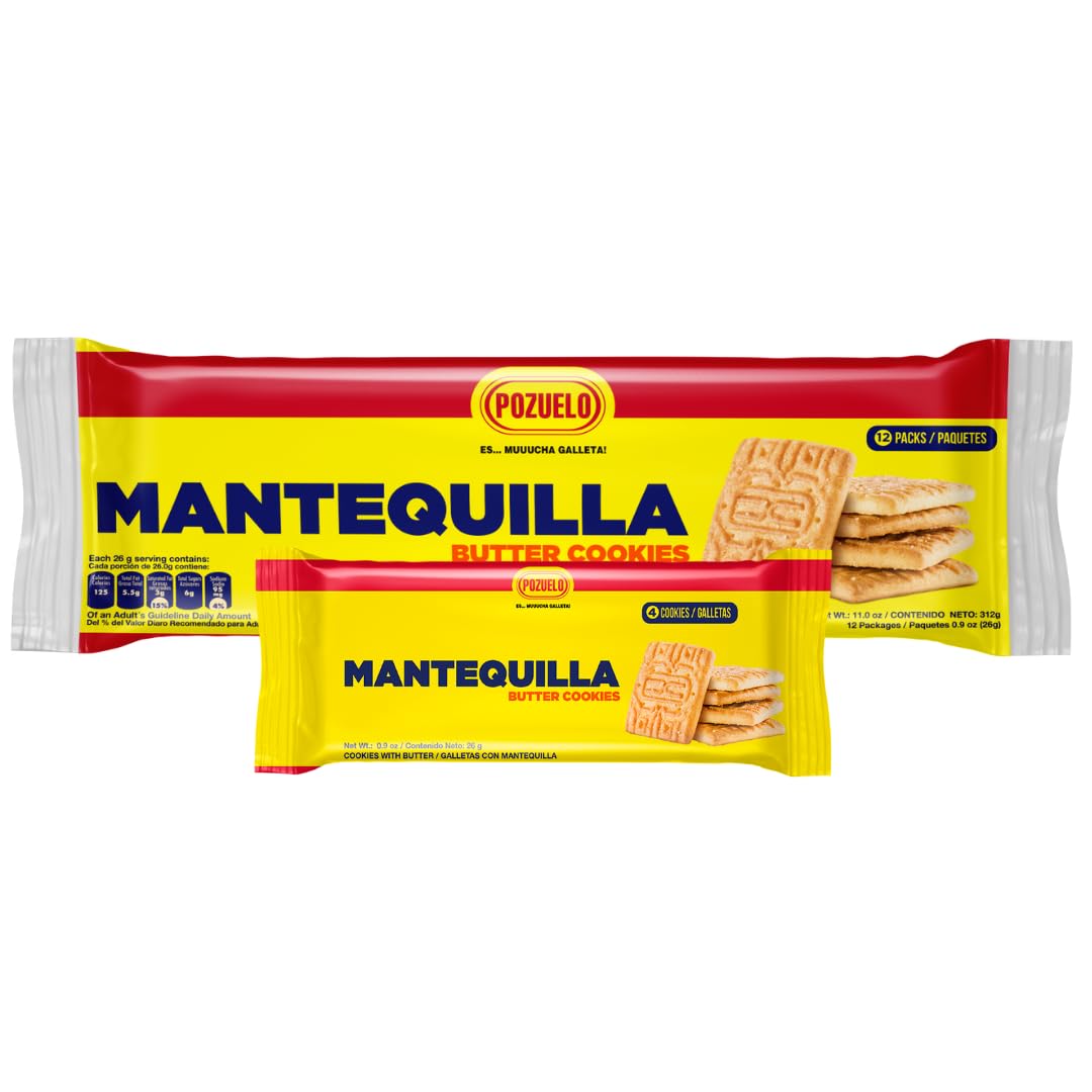 Pozuelo Mantequilla - Galletas de mantequilla (325 ml, 3 unidades)
