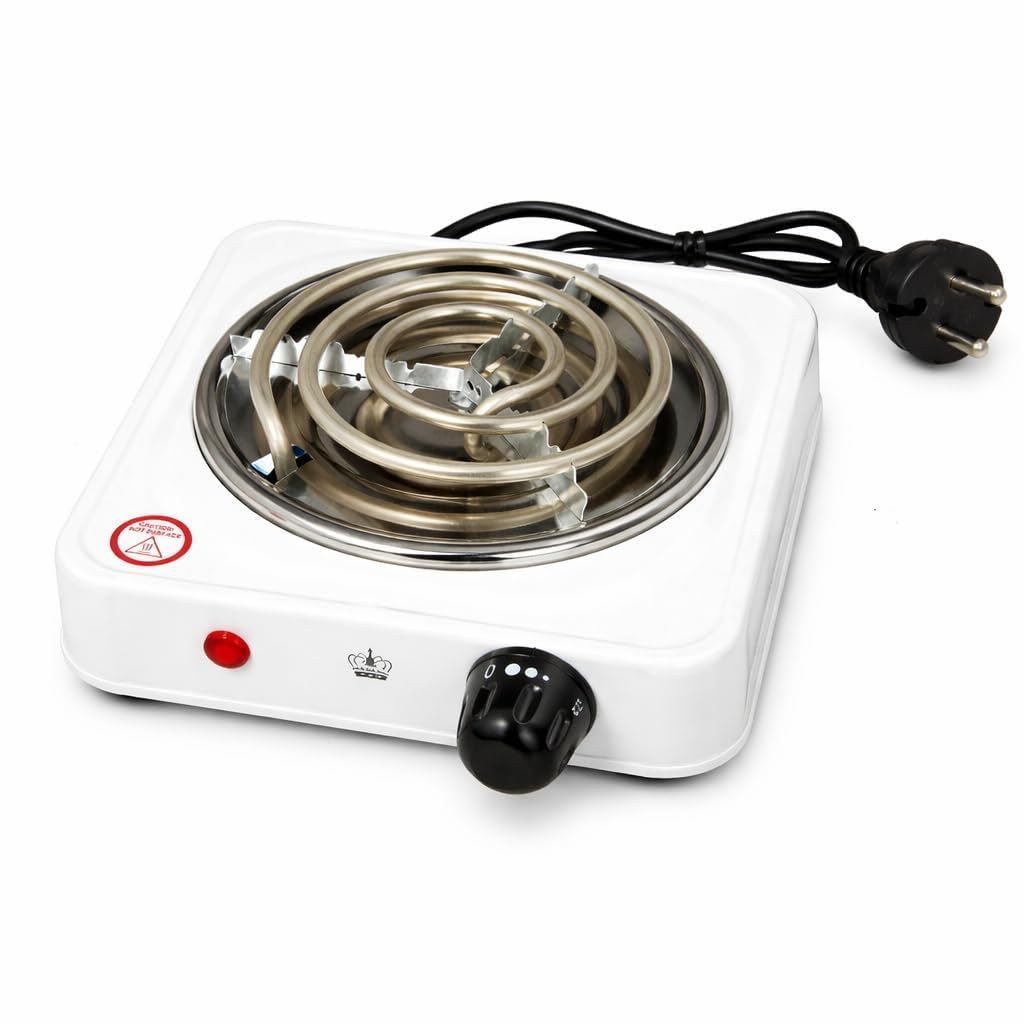 Charcoal Burner, Electric Coil Stove 500W Mini Chulha Hot Plate | Coal Burner, Portable Cooking Heater-image-47