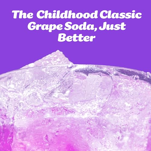 Image of Slice Healthy Soda, Grape, Prebiotic & Probiotic Soda Pop, 5g Fiber, 40 calories, 12 fl oz 12 Pack