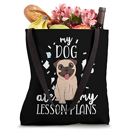Bolso Tote para Maestros School Squad Pug Divertido miniatura 4